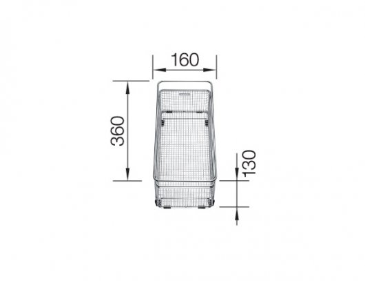 סל כלים מנירוסטה