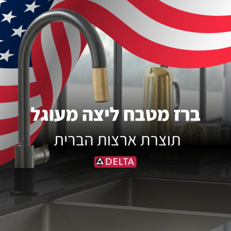 ברז מטבח ליצה מעוגל BRIZO