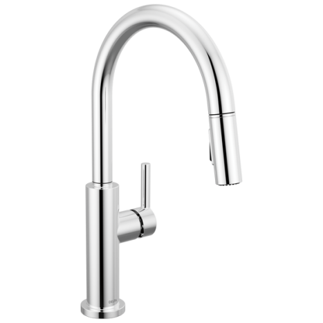 ברז מטבח ניקולי מעוגל DELTA