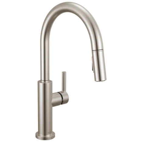 ברז מטבח ניקולי מעוגל DELTA