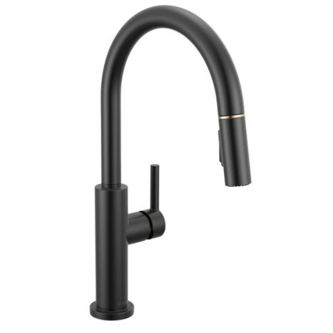 ברז מטבח ניקולי מעוגל DELTA