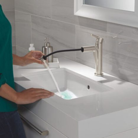 ברז אמבט ניקולי מרובע DELTA