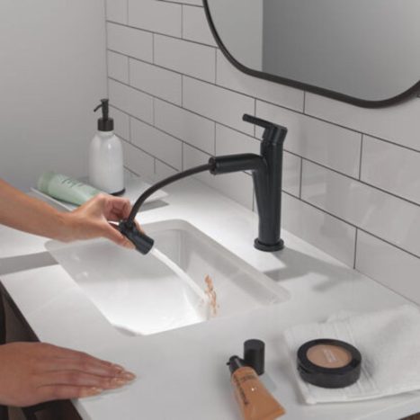 ברז אמבט ניקולי מרובע DELTA